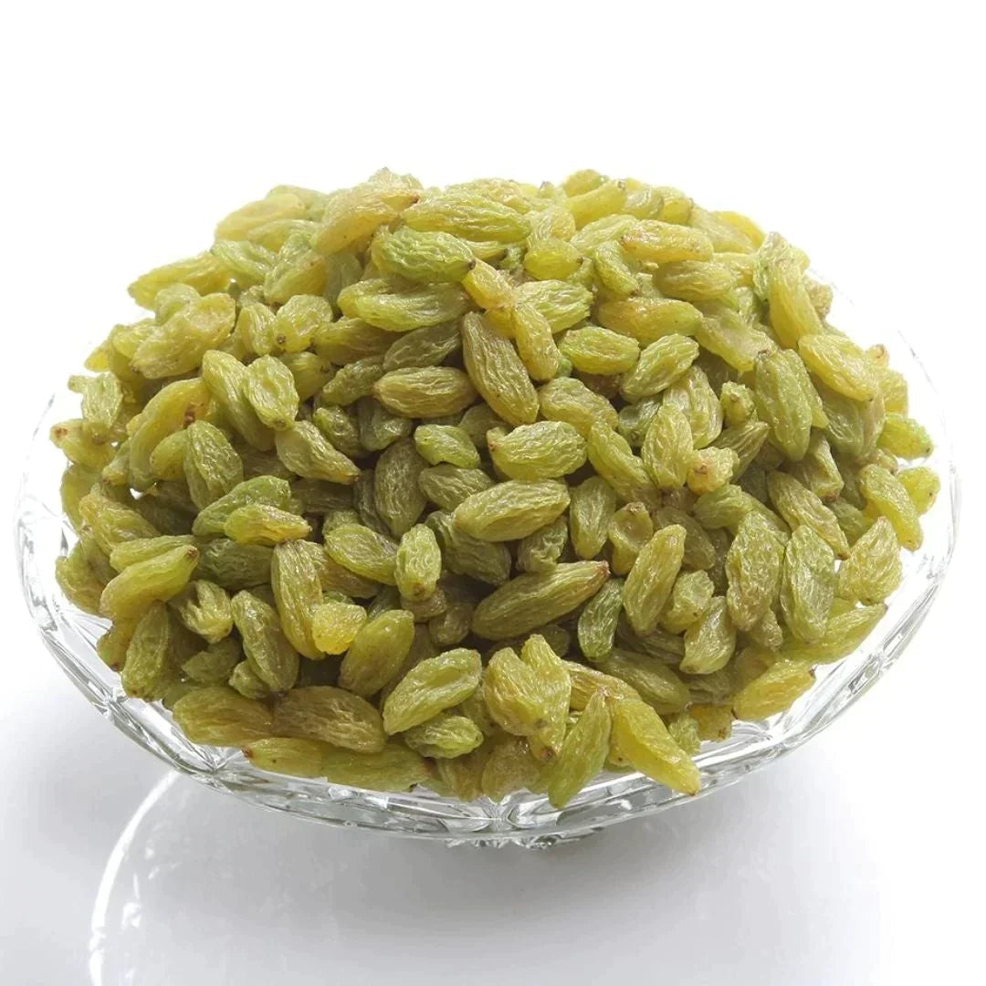 Premium Seedless Green Raisins | Nutritious Kishmish