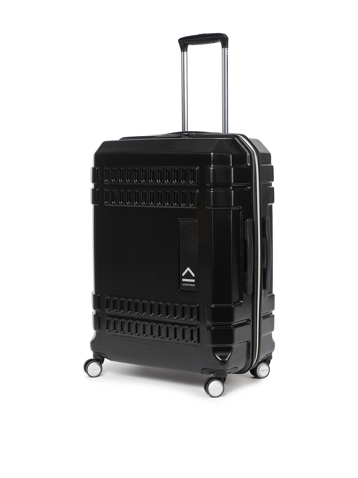Bullet | Trolley Bag Set of 3 (S+M+L) | Hardsided Polycarbonate Printed Luggage | Cabin & Check-in Luggage | Anti-Scratch | TSA Lock & Anti-Theft Zippers | 2000 Days Warranty (Black)