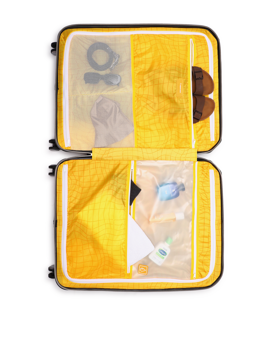 Bullet | Trolley Bag Set of 3 (S+M+L) | Hardsided Polycarbonate Printed Luggage | Cabin & Check-in Luggage | Anti-Scratch | TSA Lock & Anti-Theft Zippers | 2000 Days Warranty (Black)