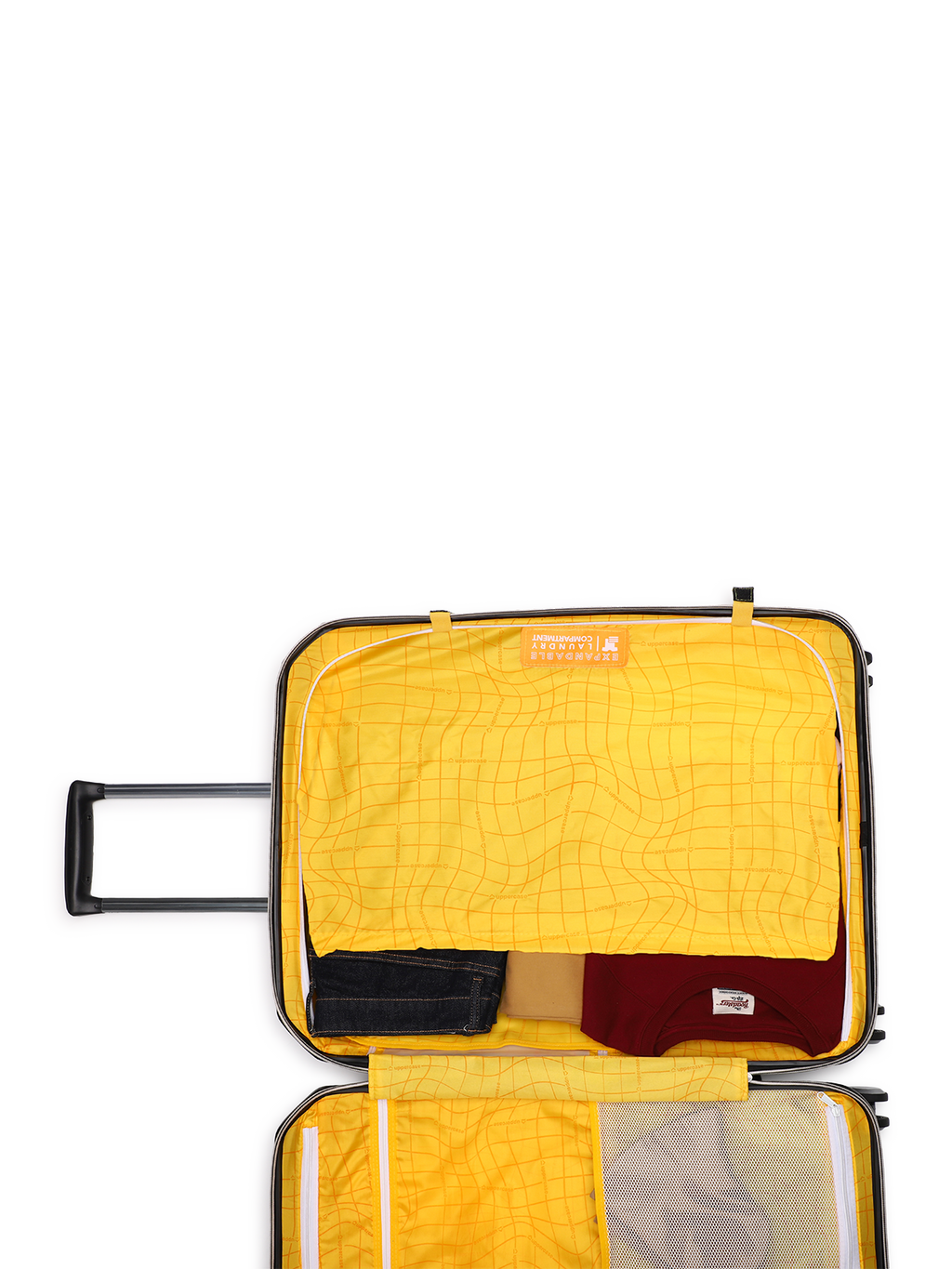 Bullet | Trolley Bag Set of 3 (S+M+L) | Hardsided Polycarbonate Printed Luggage | Cabin & Check-in Luggage | Anti-Scratch | TSA Lock & Anti-Theft Zippers | 2000 Days Warranty (Black)