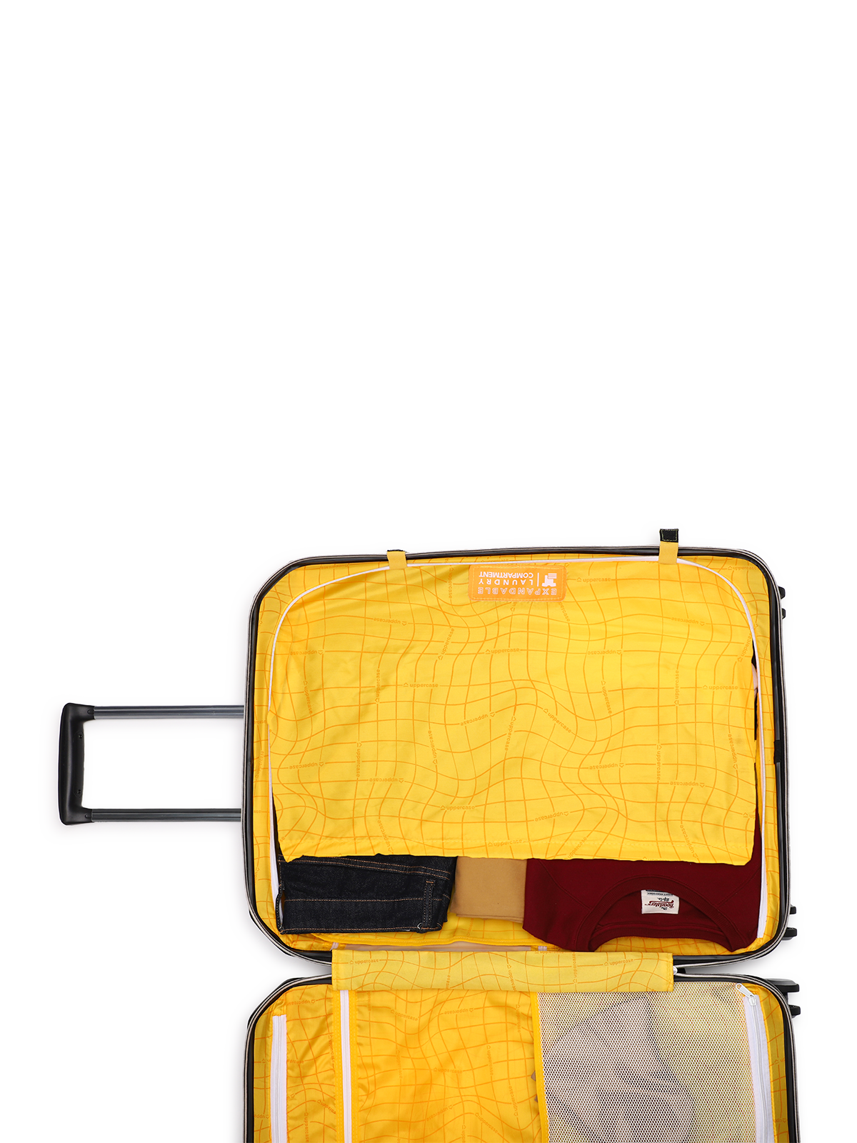 Bullet | Trolley Bag Set of 3 (S+M+L) | Hardsided Polycarbonate Printed Luggage | Cabin & Check-in Luggage | Anti-Scratch | TSA Lock & Anti-Theft Zippers | 2000 Days Warranty (Black)