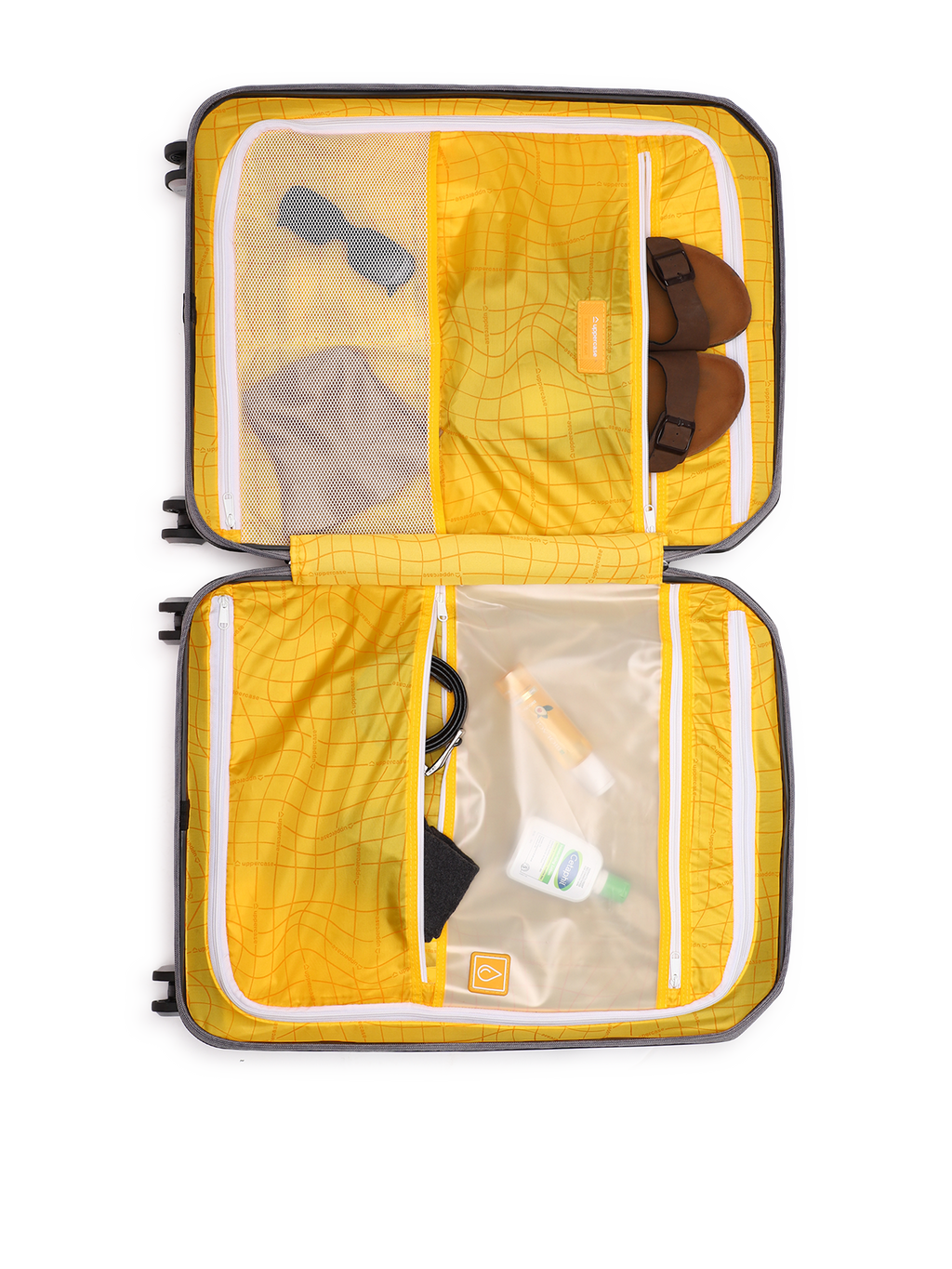 Trolley Bag Set of 3 (S+M+L) | Hardsided Polycarbonate Printed Luggage | Cabin & Check-in Luggage | Anti-Scratch | TSA Lock & Anti-Theft Zippers | 2000 Days Warranty (Green)