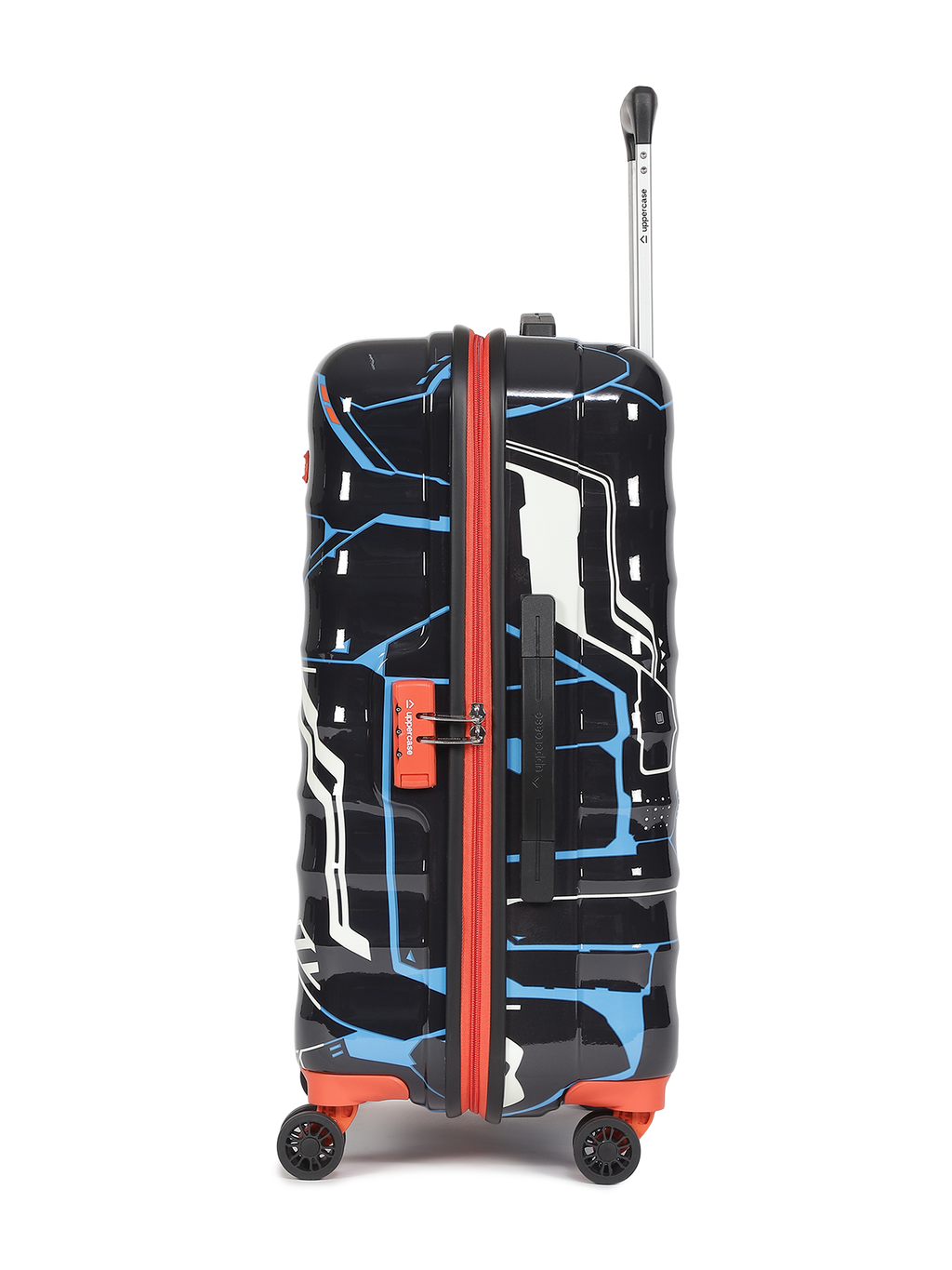Trolley Bag Set of 3 (S+M+L) | Hardsided Polycarbonate Printed Luggage | Cabin & Check-in Luggage | Anti-Scratch | TSA Lock & Anti-Theft Zippers | 2000 Days Warranty (Green)