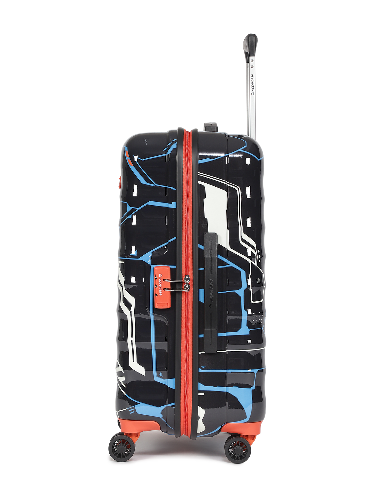 Trolley Bag Set of 3 (S+M+L) | Hardsided Polycarbonate Printed Luggage | Cabin & Check-in Luggage | Anti-Scratch | TSA Lock & Anti-Theft Zippers | 2000 Days Warranty (Green)