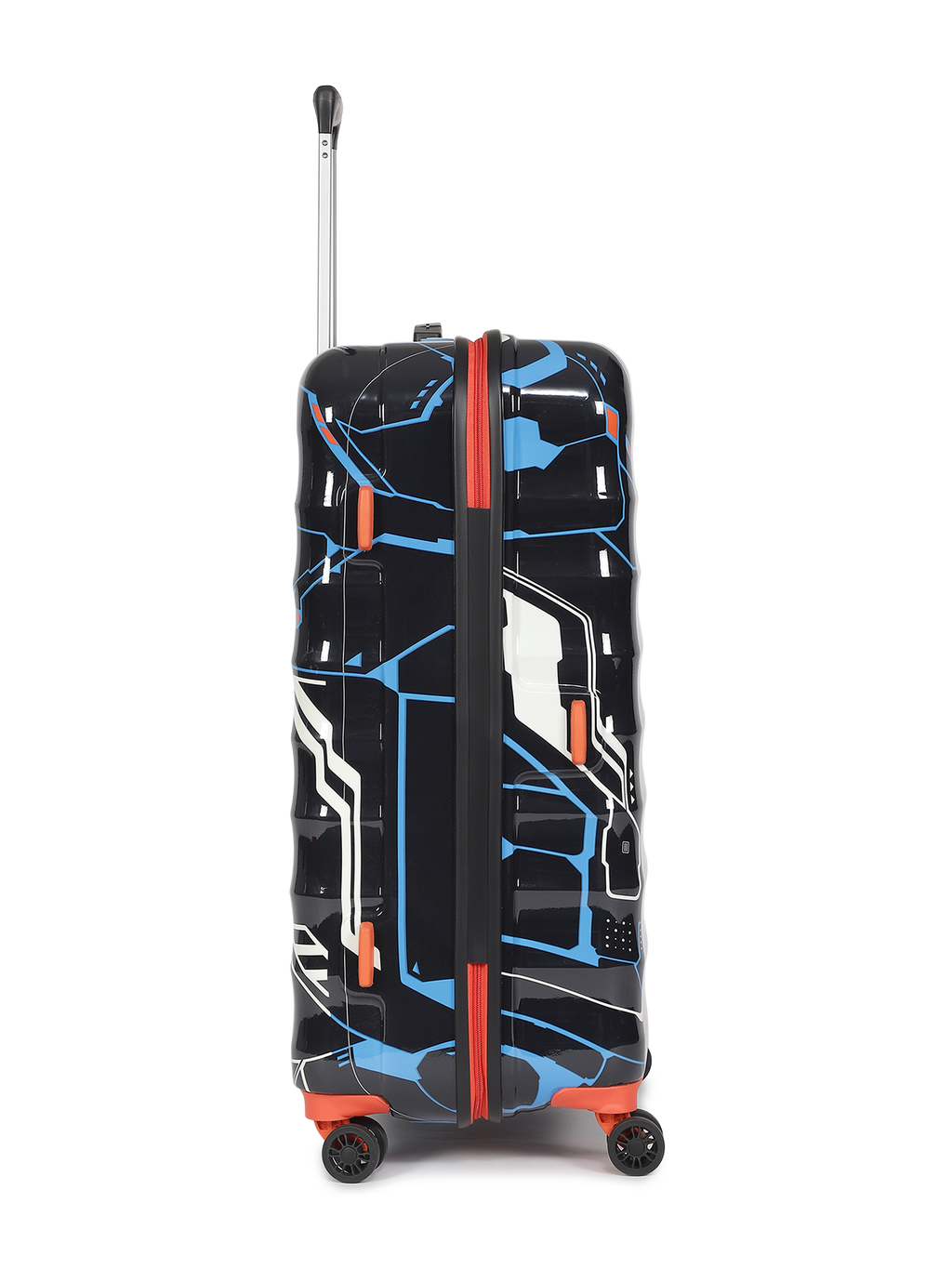 Trolley Bag Set of 3 (S+M+L) | Hardsided Polycarbonate Printed Luggage | Cabin & Check-in Luggage | Anti-Scratch | TSA Lock & Anti-Theft Zippers | 2000 Days Warranty (Green)