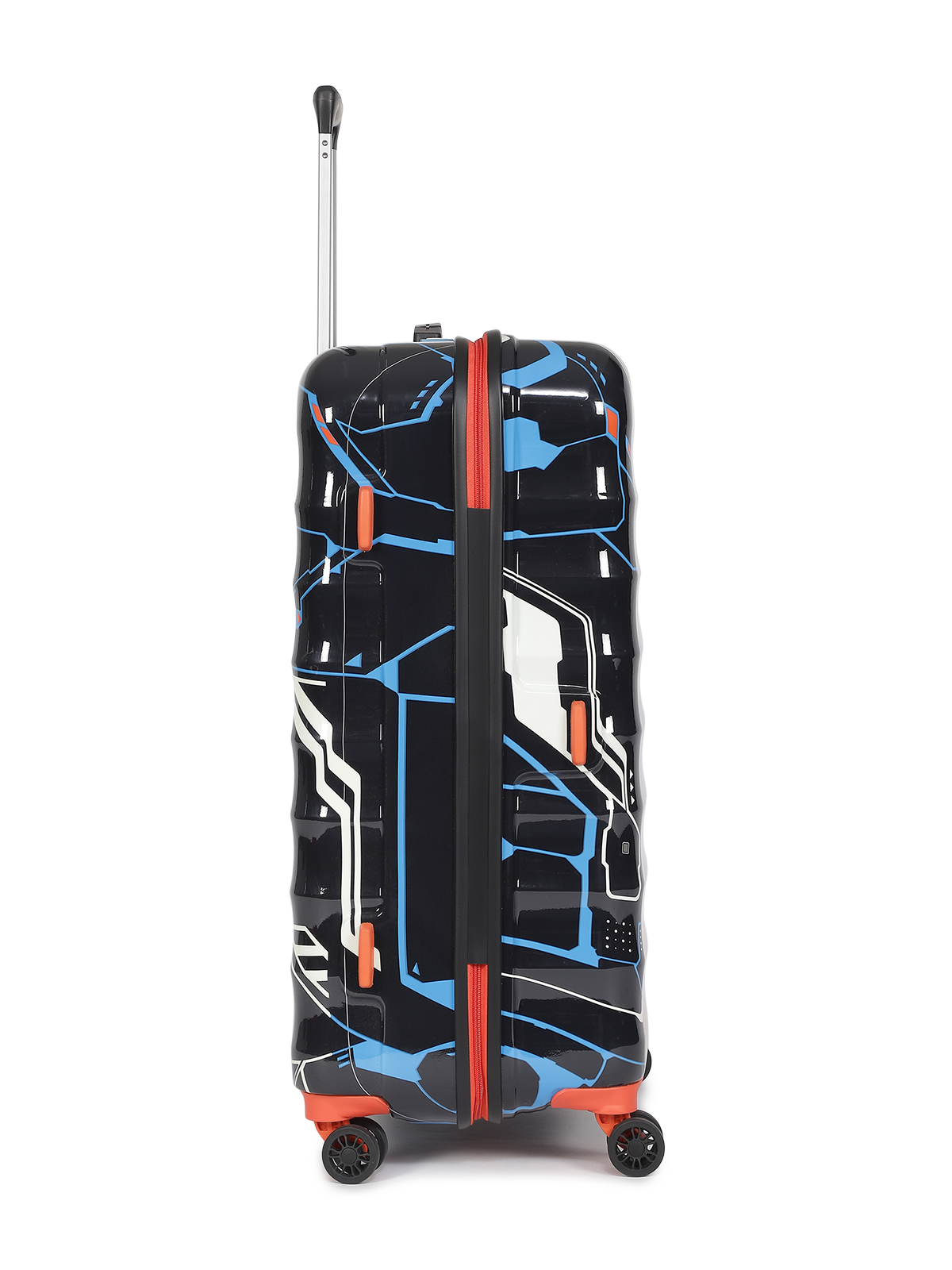 Trolley Bag Set of 3 (S+M+L) | Hardsided Polycarbonate Printed Luggage | Cabin & Check-in Luggage | Anti-Scratch | TSA Lock & Anti-Theft Zippers | 2000 Days Warranty (Green)