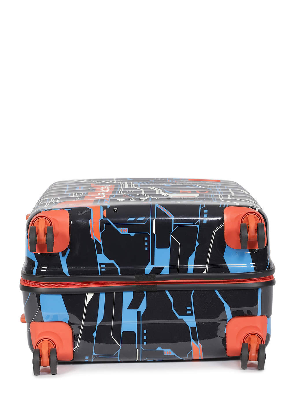 Trolley Bag Set of 3 (S+M+L) | Hardsided Polycarbonate Printed Luggage | Cabin & Check-in Luggage | Anti-Scratch | TSA Lock & Anti-Theft Zippers | 2000 Days Warranty (Green)