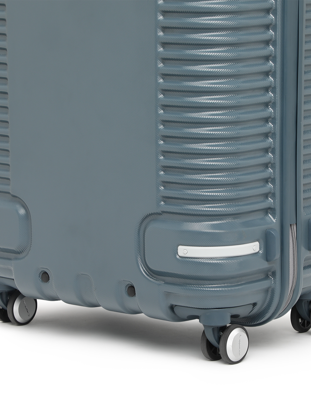 Ridge 22500EHT1BLU Set of 3 (S+M+L) Hardsided Polycarbonate Luggage, 8 Wheel Eco Trolley Bag with TSA Lock and Anti Theft Zippers, Travel Suitcase for Men and Women (Blue)