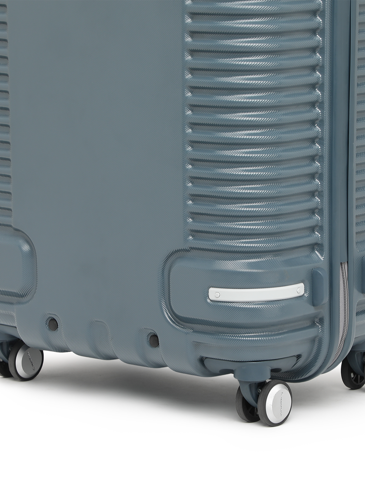 Ridge 22500EHT1BLU Set of 3 (S+M+L) Hardsided Polycarbonate Luggage, 8 Wheel Eco Trolley Bag with TSA Lock and Anti Theft Zippers, Travel Suitcase for Men and Women (Blue)