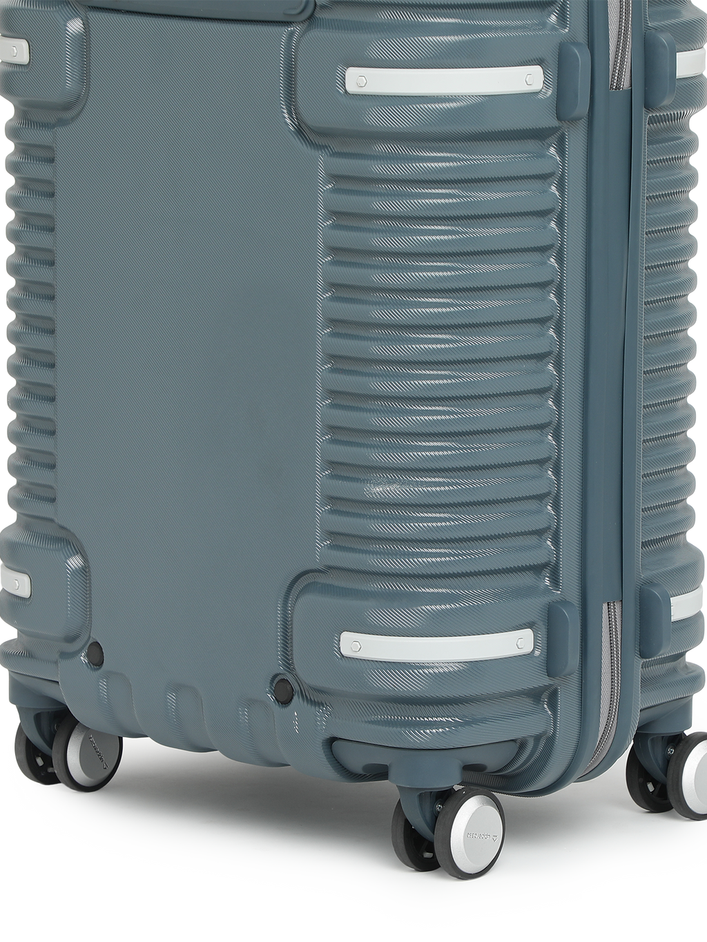 Ridge 22500EHT1BLU Set of 3 (S+M+L) Hardsided Polycarbonate Luggage, 8 Wheel Eco Trolley Bag with TSA Lock and Anti Theft Zippers, Travel Suitcase for Men and Women (Blue)