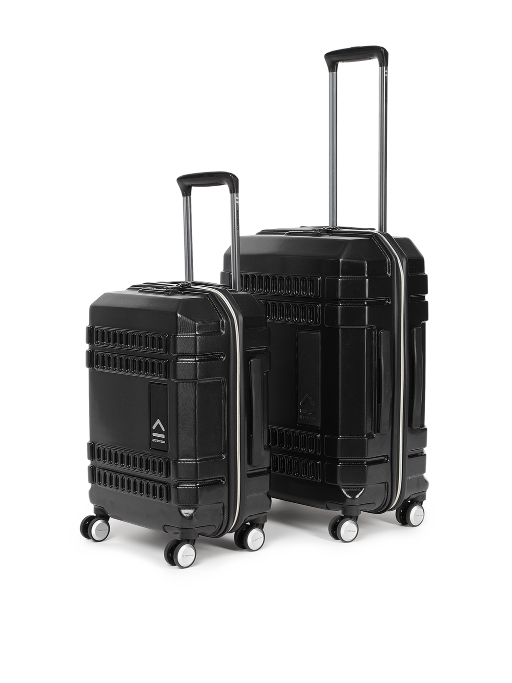 Bullet 11900EHT1GRN Set of 2 (S+M) Hardsided Polycarbonate Luggage, 8 Wheel Eco Trolley Bag with TSA Lock and Anti Theft Zippers, Travel Suitcase for Men and Women (Green)