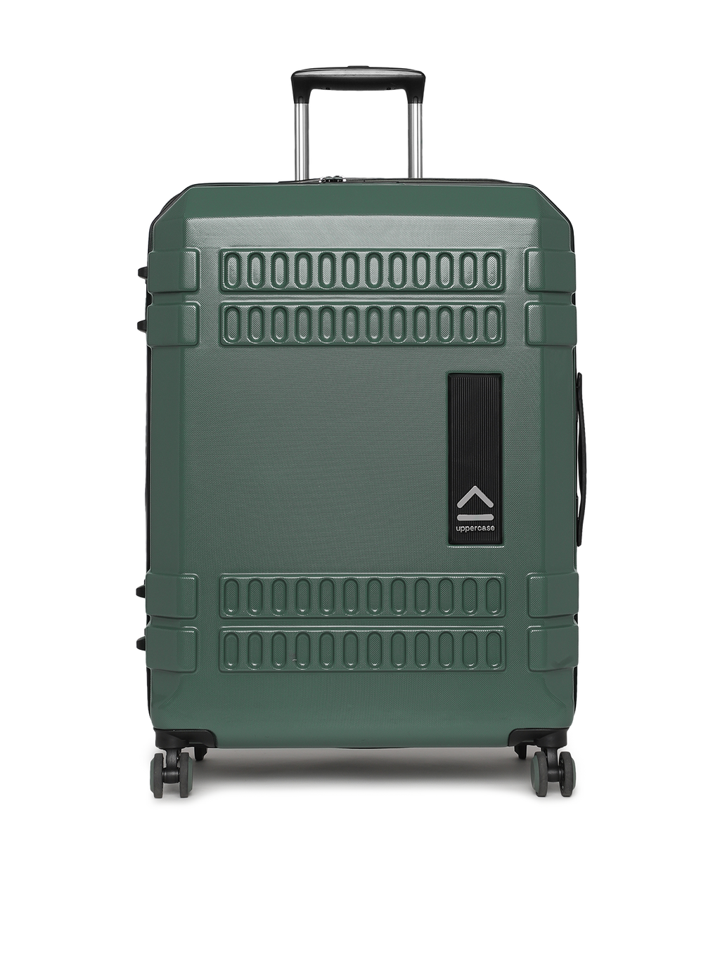 Bullet | Trolley Bag Set of 3 (S+M+L) | Hardsided Polycarbonate Printed Luggage | Cabin & Check-in Luggage | Anti-Scratch | TSA Lock & Anti-Theft Zippers | 2000 Days Warranty (Green)