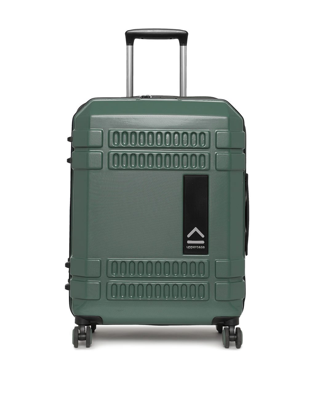Bullet 11900EHT1GRN Set of 2 (S+M) Hardsided Polycarbonate Luggage, 8 Wheel Eco Trolley Bag with TSA Lock and Anti Theft Zippers, Travel Suitcase for Men and Women (Green)