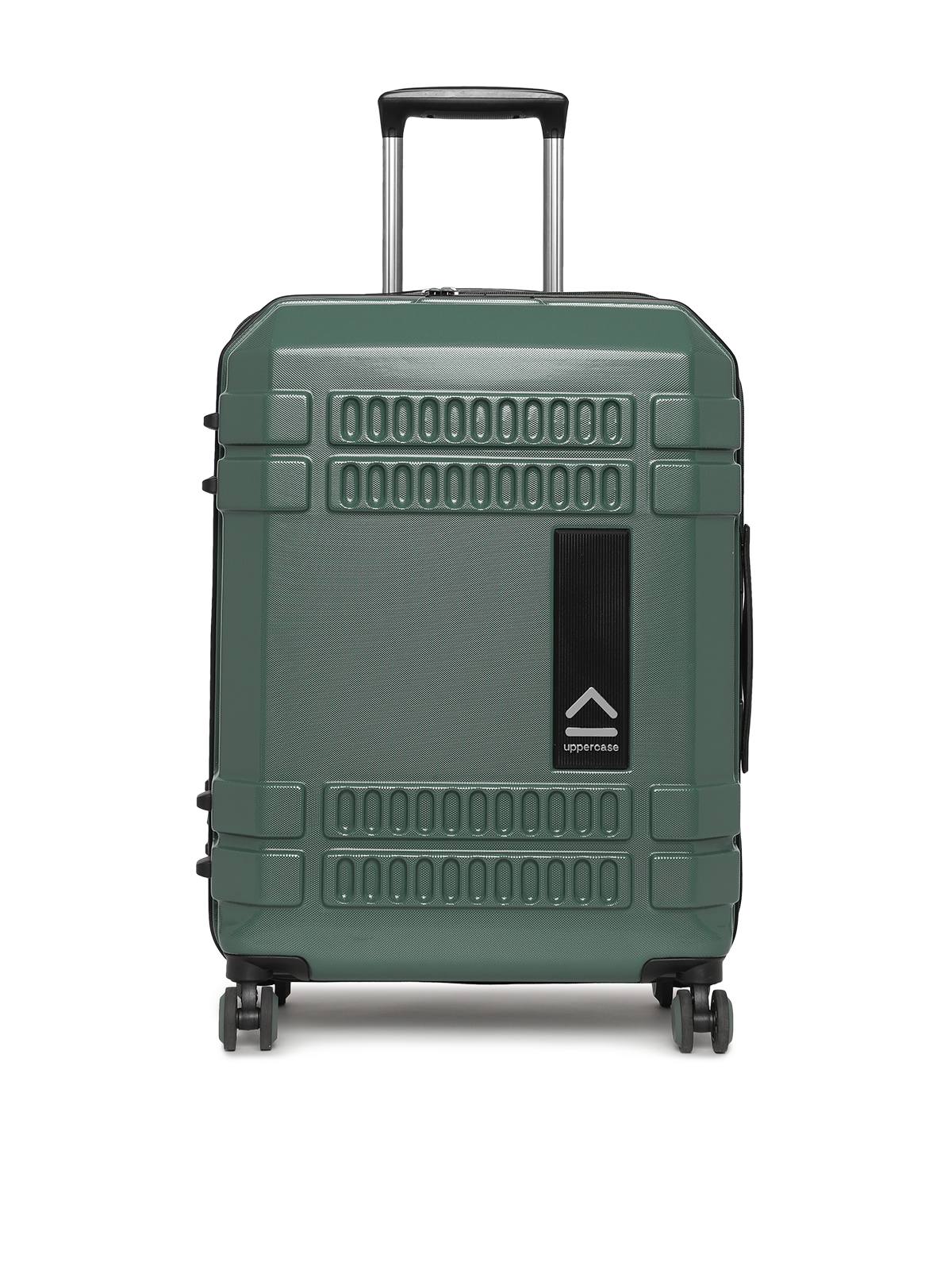 Bullet 11900EHT1GRN Set of 2 (S+M) Hardsided Polycarbonate Luggage, 8 Wheel Eco Trolley Bag with TSA Lock and Anti Theft Zippers, Travel Suitcase for Men and Women (Green)