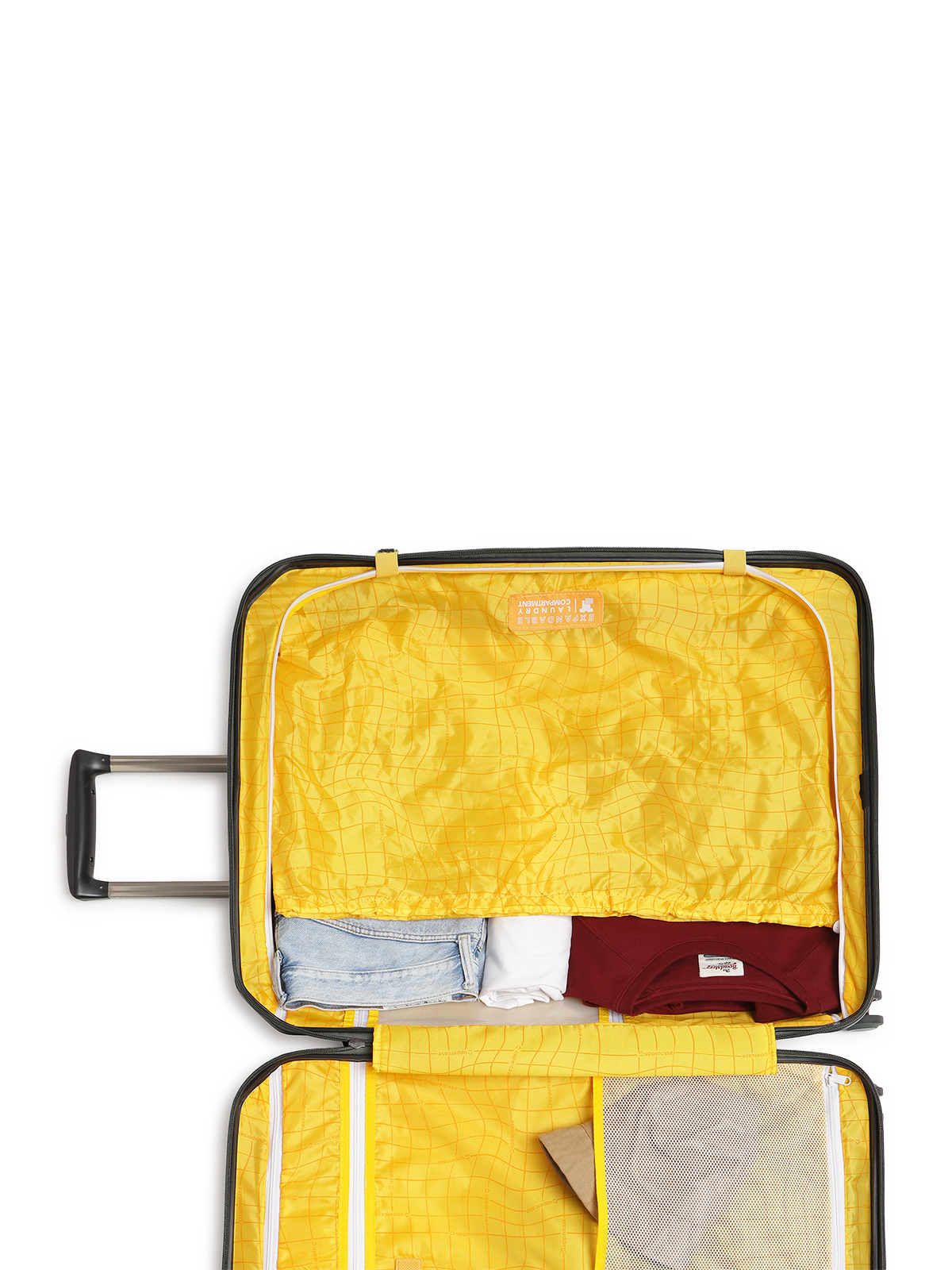 Bullet | Trolley Bag Set of 3 (S+M+L) | Hardsided Polycarbonate Printed Luggage | Cabin & Check-in Luggage | Anti-Scratch | TSA Lock & Anti-Theft Zippers | 2000 Days Warranty (Green)